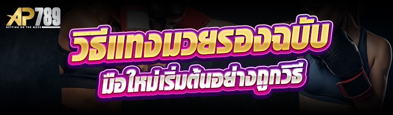 วิธีแทงมวยรองฉบับมือใหม่เริ่มต้นอย่างถูกวิธี