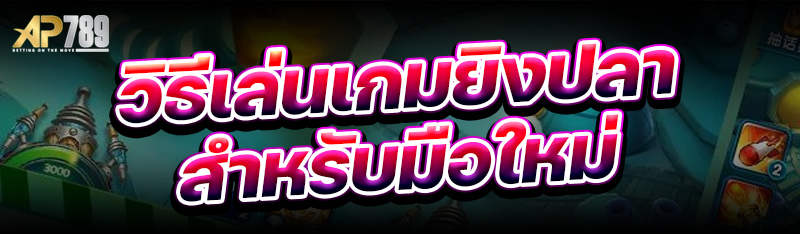 วิธีเล่นเกมยิงปลา สำหรับมือใหม่